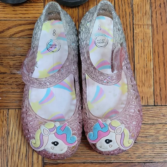 Toddler Girl Lot of Shoes Size 8 Various Brands - Picture 2 of 9